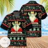 Santa Cowboy Christmas Old Man Hawaiian Shirt