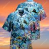 Scuba Diving All Over Printed Hawaiian Shirt