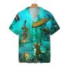 Scuba Diving Into The Sea Hawaiian Shirt