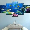 Sea Life - Ocean 5 Panel Canvas Art Wall Decor