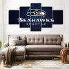 Seattle Seahawks - Sport 5 Panel Canvas Art Wall Decor