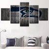 Seattle Seahawks Football - Sport 5 Panel Canvas Art Wall Decor