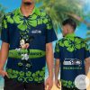 Seattle Seahawks & Minnie Mouse Hawaiian Shirt