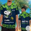 Seattle Seahawks & Snoopy Hawaiian Shirt