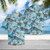 Shark Wave Water Hawaiian Shirt Summer Button Up