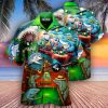 Sharks Playing Bia Hawaiian Shirt