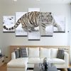 Siberian Tiger - Amimal 5 Panel Canvas Art Wall Decor