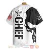 Skull Chef American Flag Hawaiian Shirt