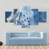 Sky Fighters Airshow - Airplane 5 Panel Canvas Art Wall Decor