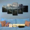Skyrim - Nature 5 Panel Canvas Art Wall Decor