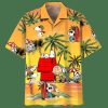 Snoopy And Charlie Brown Summer Sunset Beach Hawaiian Shirt