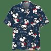 Snoopy Summer Time Navy Hawaiian Shirt