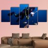 Spear Fisherman With Speargun - Fishing 5 Panel Canvas Art Wall Decor