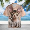 Sphynx Great Hawaiian Shirt Summer Button Up