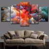 Split - Abstract 5 Panel Canvas Art Wall Decor