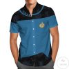 St Black And Blue Hawaiian Shirt