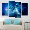 Star Trek Movie Game Poste - Movie 5 Panel Canvas Art Wall Decor