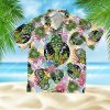Summer Time Tropical Alien Cannabis All Over Print Hawaiian Shirt