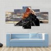 Sunrise On The Matterhorn 1 - Nature 5 Panel Canvas Art Wall Decor