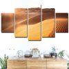 Sunshine Desert - Nature 5 Panel Canvas Art Wall Decor
