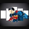 Superman - Dc 5 Panel Canvas Art Wall Decor