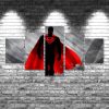 Superman - Famous Person 5 Panel Canvas Art Wall Decor