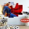 Superman 3 - Dc 5 Panel Canvas Art Wall Decor