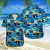 Surfing Hawaiian Shirt Summer Button Up