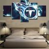 Tennessee Titans - Sport 5 Panel Canvas Art Wall Decor