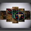 Tennessee Titans 2 - Sport 5 Panel Canvas Art Wall Decor