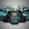 Testament 1 - Music 5 Panel Canvas Art Wall Decor