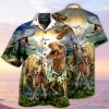 The Dinosaur All Over Printed Hawaiian Shirt