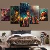 The Doctors Movie Characters Doctor Who - Movie 5 Panel Canvas Art Wall Decor