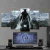 The Elder Scrolls Skyrim Viking 04 - Gaming 5 Panel Canvas Art Wall Decor