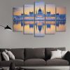 The Hungarian Parliament In Budapest - Nature 5 Panel Canvas Art Wall Decor