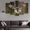 The State Launched - Animal 5 Panel Canvas Art Wall Decor