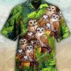 The Tropical Owl Lover All Over Printed Hawaiian Shirt