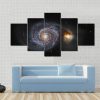 The Whirlpool Galaxy M51 - Space 5 Panel Canvas Art Wall Decor