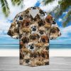 Tibetan Spaniel Hawaiian Shirt Summer Button Up