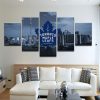 Toronto Maple Leafs - Sport 5 Panel Canvas Art Wall Decor