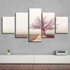 Tree Path - Nature 5 Panel Canvas Art Wall Decor