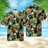 Tropical Floral Baby Groot All Over Print Hawaiian Shirt
