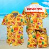 Tropical Fruit Burger King All Over Print Hawaiian Shirt