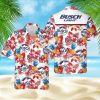 Tropical Fruit Busch Light Beer Full Printed Hawaiian Shirt