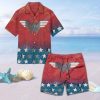 Tropical Wonder Woman Summer Vacation Hawaiian Shirt
