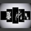 Tupac - Famous Person 5 Panel Canvas Art Wall Decor