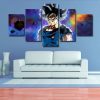 Ultra Goku - Anime 5 Panel Canvas Art Wall Decor