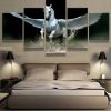 Unicorn 5 - Abstract Animal 5 Panel Canvas Art Wall Decor