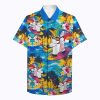 Unicorn Surfing Hawaiian Shirt