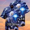 United State Veteran On The Sky All Over Printed Hawaiian Shirt